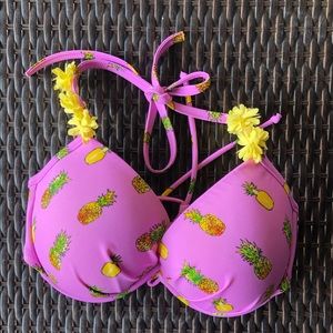 Pineapple Victoria’s Secret Bikini Top NWOT